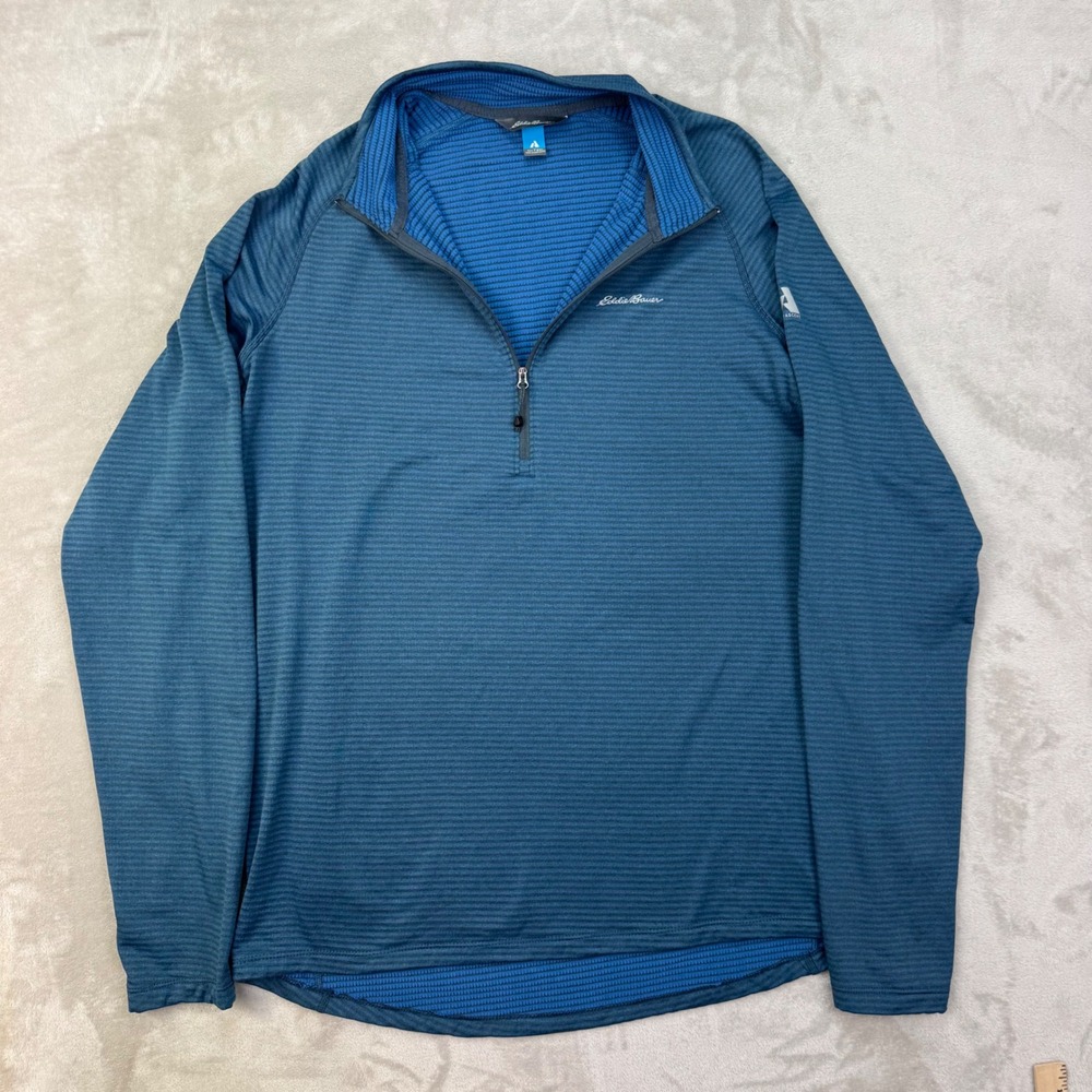 Eddie Bauer First Ascent High Route 1/4 Zip Grid Fleece Pullover Mens Tall 2XL